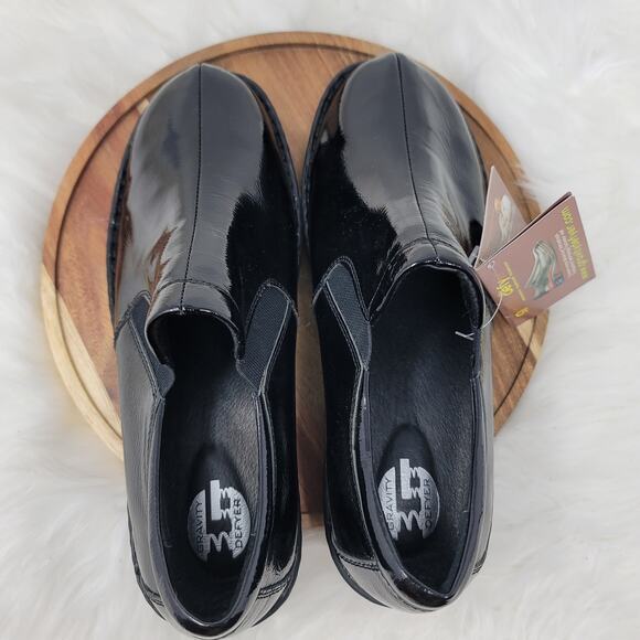 Gravity Defyer Black Women's Athletic Softwalk Whistle Platform Loafers 9.5 NWT - Picture 5 of 7